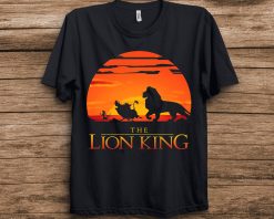 Lion King Sunset Walk Disney Unisex T-Shirt