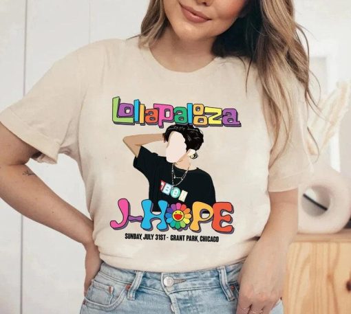 Lollapalooza Hobi Hope World J Hope Tour 2022 Unisex T-Shirt