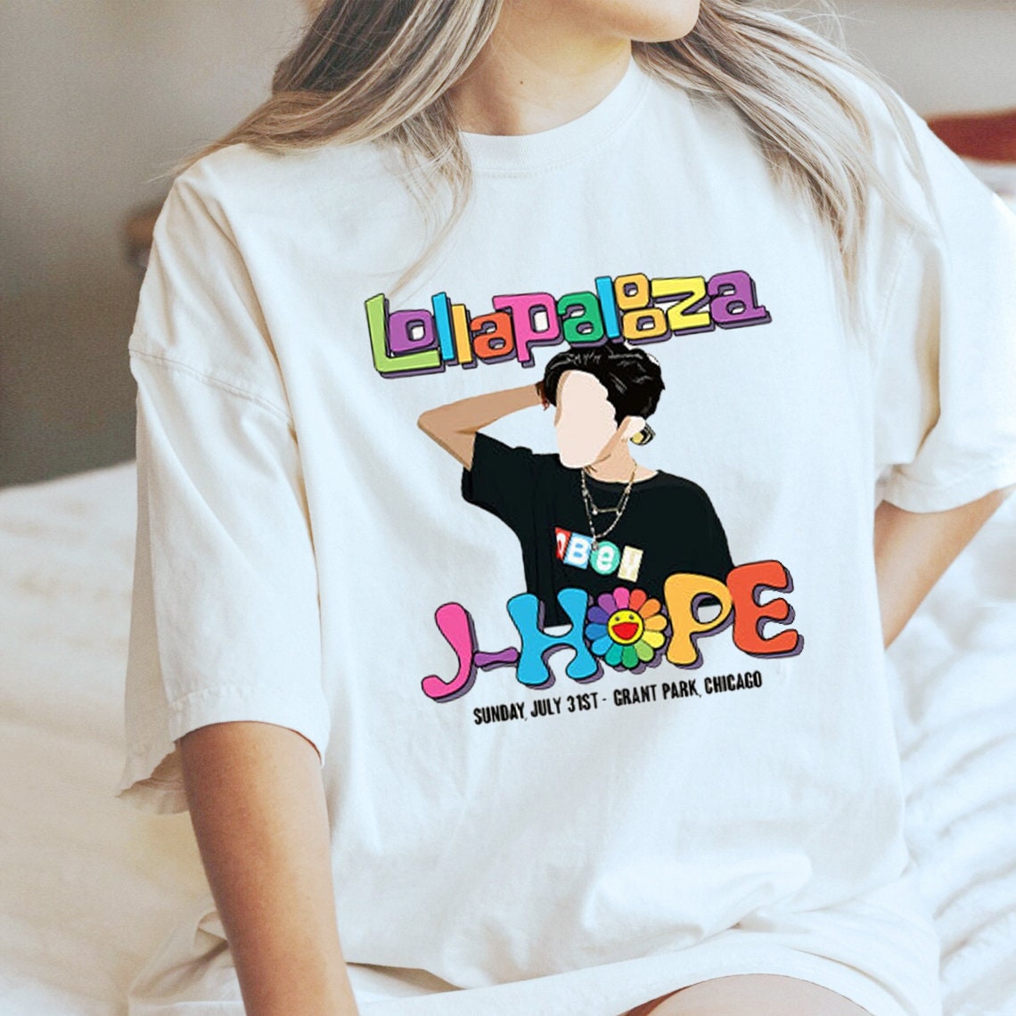 Lollapalooza Hobipalooza Bts J Hope Bts Jung Hoseok Bangtan Hope Unisex T-Shirt