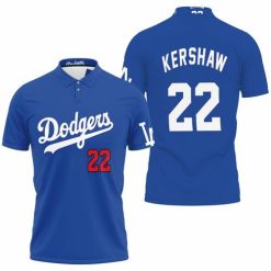 Los Angeles Dodgers Clayton Kershaw 22 2020 Mlb Navy Blue Jersey Inspired Polo Shirt Model A3573 All Over Print Shirt 3d T-shirt