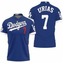 Los Angeles Dodgers Julio Urias 7 2020 Mlb Blue Jersey Inspired Style Polo Shirt Model A31945 All Over Print Shirt 3d T-shirt