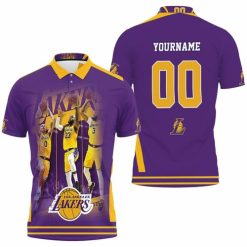 Los Angeles Lakers Players Photos Nba Western Conference Polo Shirt Model A23382 All Over Print Shirt 3d T-shirt