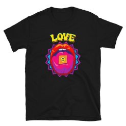 Love Peace and Love Psychedelic Hippie Unisex T-Shirt