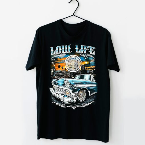 Lowrider T Low Life Urban Streetwear Men’s Unisex T-Shirt