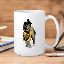 Luke Cage Yellow Premium Sublime Ceramic Coffee Mug White