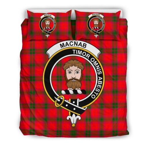 Macnab Clan Badge Tartan Cotton Bedding Sets