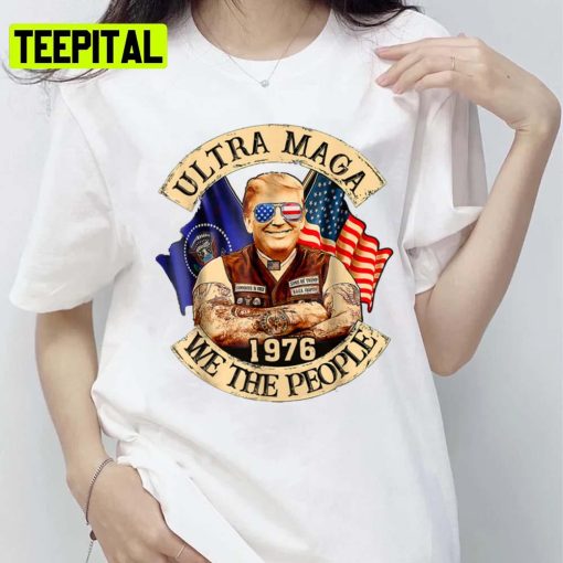 Maga Gang Anti Biden Funny Pro Trump Support Patriotic Colorful Design Unisex T-Shirt