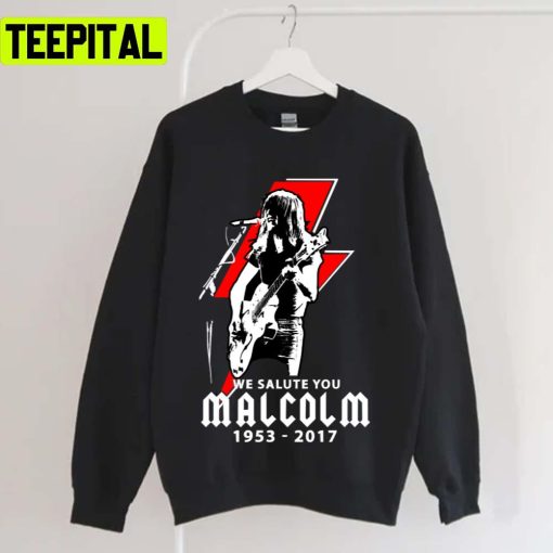 Malcolm Young We Salute You Van Halen Music Band Unisex T-Shirt