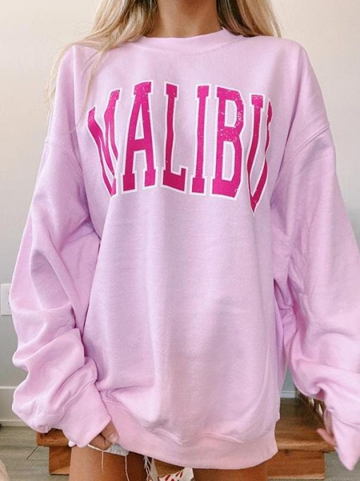 Malibu Pink Art Unisex Sweatshirt