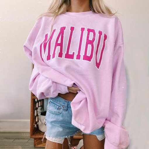 Malibu Pink Art Unisex Sweatshirt