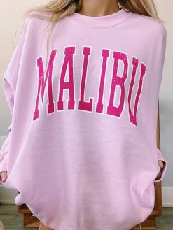 Malibu Pink Art Unisex Sweatshirt