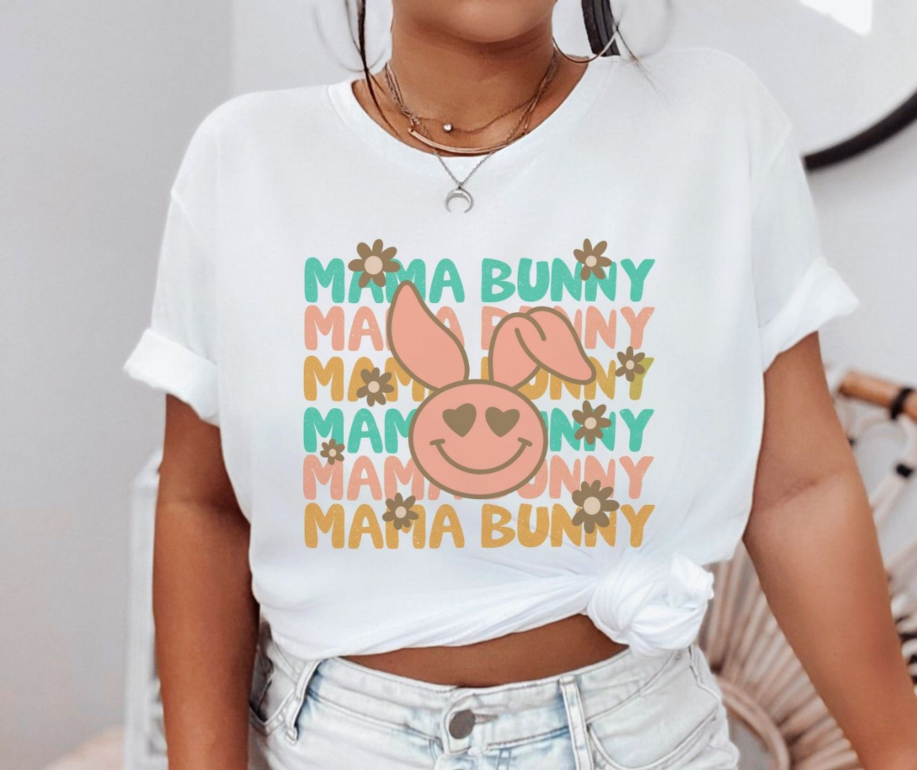 Mama Bunny Easter Shirt