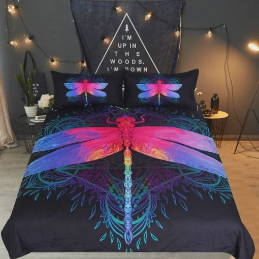 Mandala Dragonfly Cotton Bedding Sets