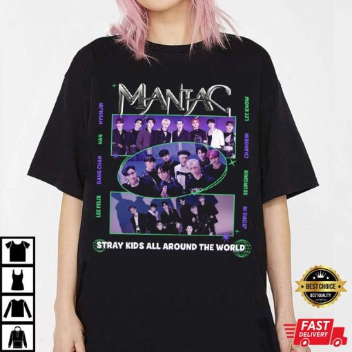 Maniac Stray Kids All Around The World Unisex T-Shirt