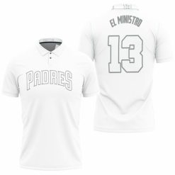 Manny Machado El Ministro San Diego Padres Player White 2019 Jersey Inspired Style Polo Shirt Model A31968 All Over Print Shirt 3d T-shirt