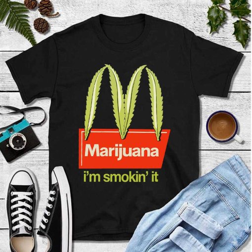 Marijuana I’m Smokin’ It Weed Leaf Cannabis 420 Unisex T-Shirt