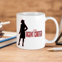 Marvel Agent Carter Red Premium Sublime Ceramic Coffee Mug White