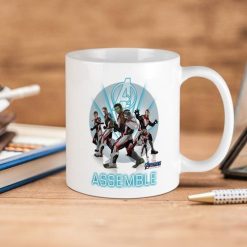 Marvel Assemble Avengers Premium Sublime Ceramic Coffee Mug White