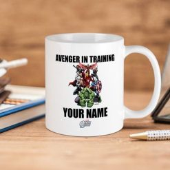 Marvel Avengers Assemble Avenger In Training Premium Sublime Ceramic Coffee Mug White