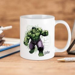 Marvel Avengers Hulk Fists Premium Sublime Ceramic Coffee Mug White