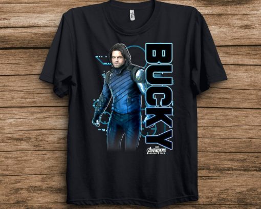 Marvel Avengers Infinity War Bucky Tech Graphic T-Shirt