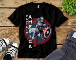 Marvel Captain America Avengers Step Graphic Unisex Tee Adult T-Shirt