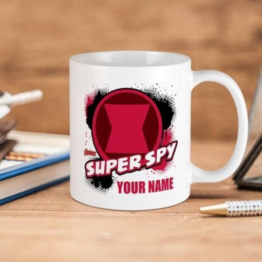 Marvel Comics Avengers Assemble Super Spy Premium Sublime Ceramic Coffee Mug White