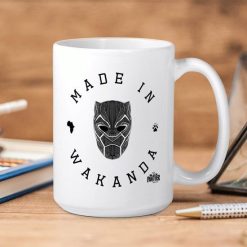 Marvel Comics Black Panther Made In Wakanda Premium Sublime Ceramic Coffee Mug White