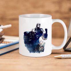 Marvel Comics Captain America Avengers Assemble Premium Sublime Ceramic Coffee Mug White