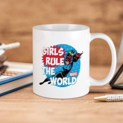 Marvel Comics Girls Rule The World Premium Sublime Ceramic Coffee Mug White