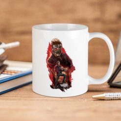 Marvel Comics Gotg Star Lord Stance Painting Guardians Of The Galaxy Premium Sublime Ceramic Coffee Mug White