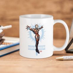 Marvel Comics Iron Man Rescue Premium Sublime Ceramic Coffee Mug White