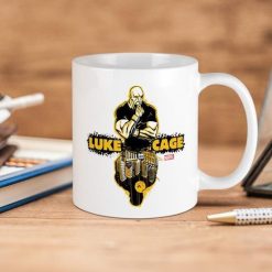 Marvel Comics Luke Cage Mirror Premium Sublime Ceramic Coffee Mug White