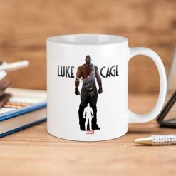 Marvel Comics Luke Cage Standing Premium Sublime Ceramic Coffee Mug White