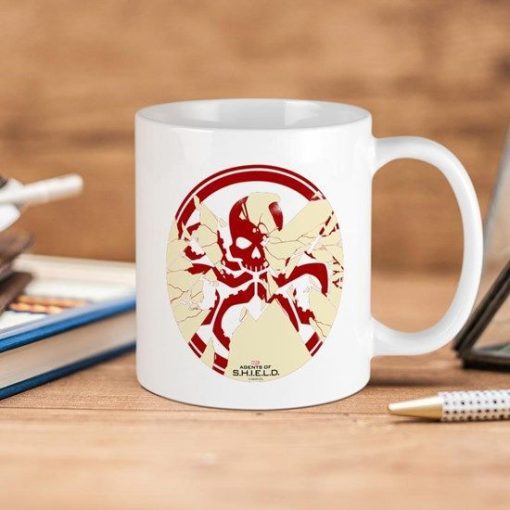 Marvel Comics Marvel Hydra Broken Shield Premium Sublime Ceramic Coffee Mug White