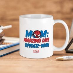 Marvel Comics Mom Amazing Like Spider Man Premium Sublime Ceramic Coffee Mug White