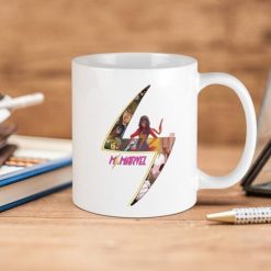 Marvel Comics Ms Marvel Symbol Premium Sublime Ceramic Coffee Mug White