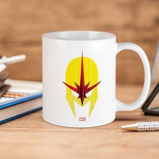 Marvel Comics Nova Helmet Premium Sublime Ceramic Coffee Mug White