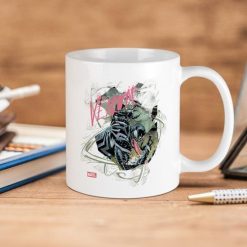 Marvel Comics Pink Venom Premium Sublime Ceramic Coffee Mug White