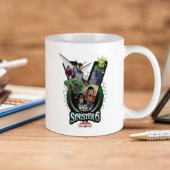 Marvel Comics Sinister Six Ultimate Spider Man Premium Sublime Ceramic Coffee Mug White