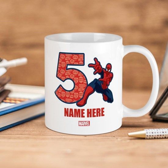Marvel Comics Spider Man Premium Sublime Ceramic Coffee Mug White