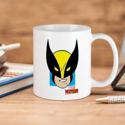 Marvel Comics Wolverine Premium Sublime Ceramic Coffee Mug White