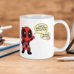 Marvel Deadpool Love Tacos Love You Almost As Much As I Love Tacos And I Really Love Tacos Premium Sublime Ceramic Coffee Mug White