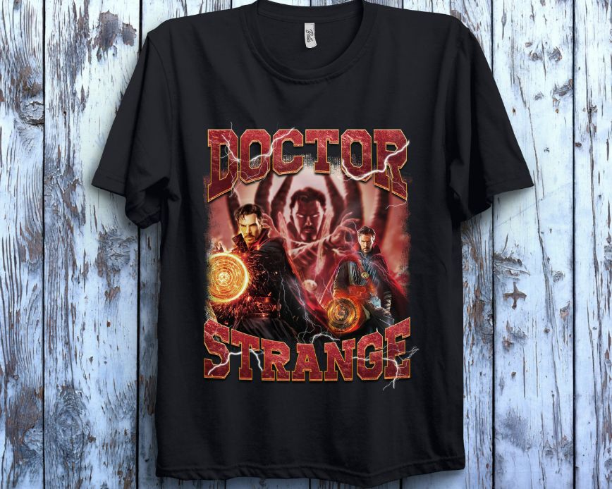 Marvel Doctor Strange Portrait Graphic In The Multiverse Of Madness Poster T-Shirt