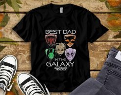 Marvel Guardians Best Dad In The Galaxy Fathers Day T-Shirt