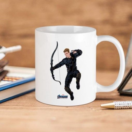 Marvel Hawkeye Avengers Premium Sublime Ceramic Coffee Mug White