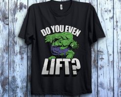 Marvel Hulk Do You Even Lift Retro Portrait Unisex Gift T-Shirt