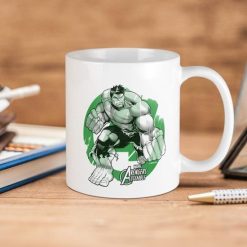 Marvel Hulk Grunge Premium Sublime Ceramic Coffee Mug White