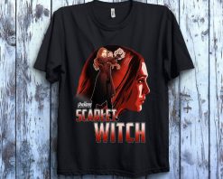 Marvel Infinity War Scarlet Witch Profile Graphic T-Shirt