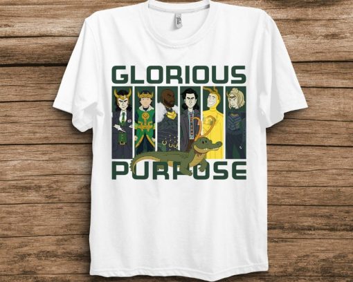 Marvel Loki Variants Alligator Loki Glorious Purpose Unisex T-Shirt